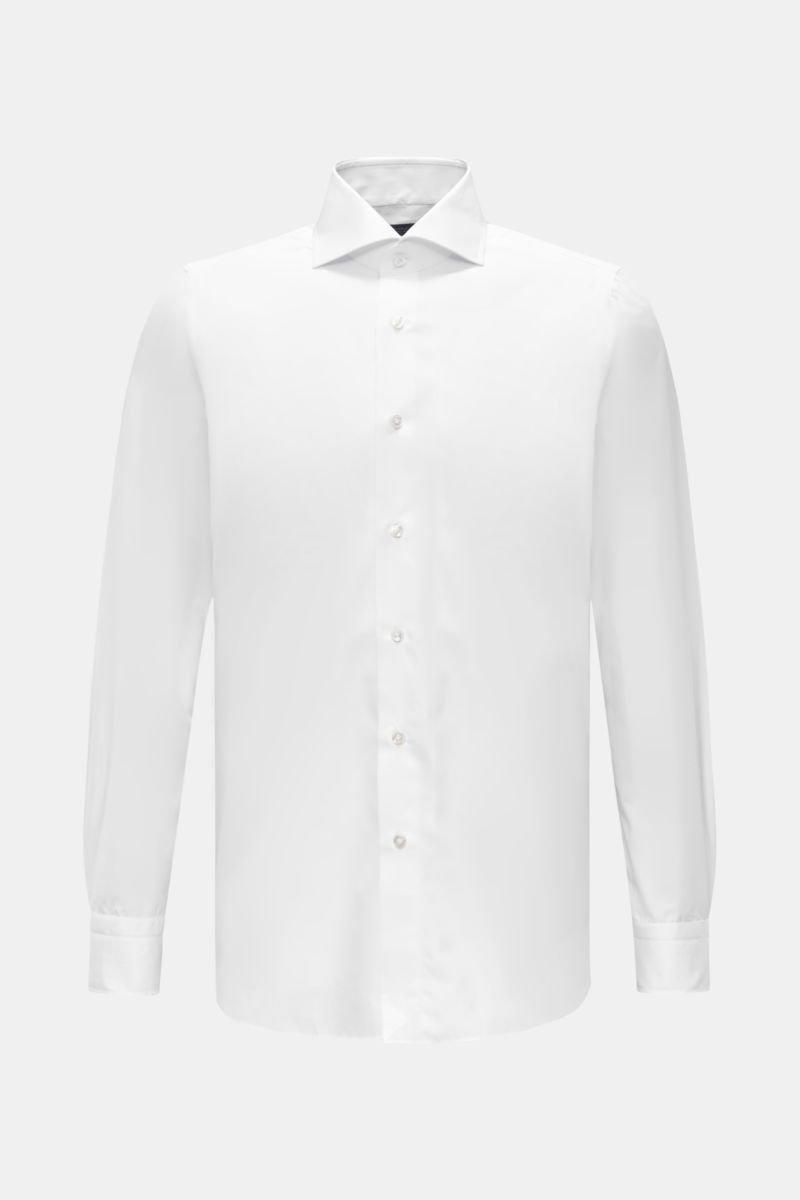 Business shirt 'Eduardo Napoli' shark collar white