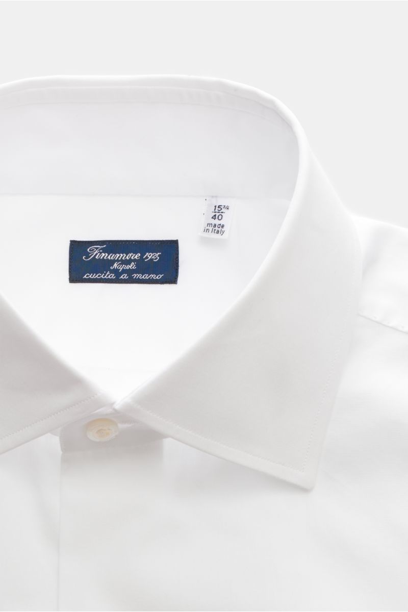 Finamore Business shirt 'Luigi Napoli' shark collar white