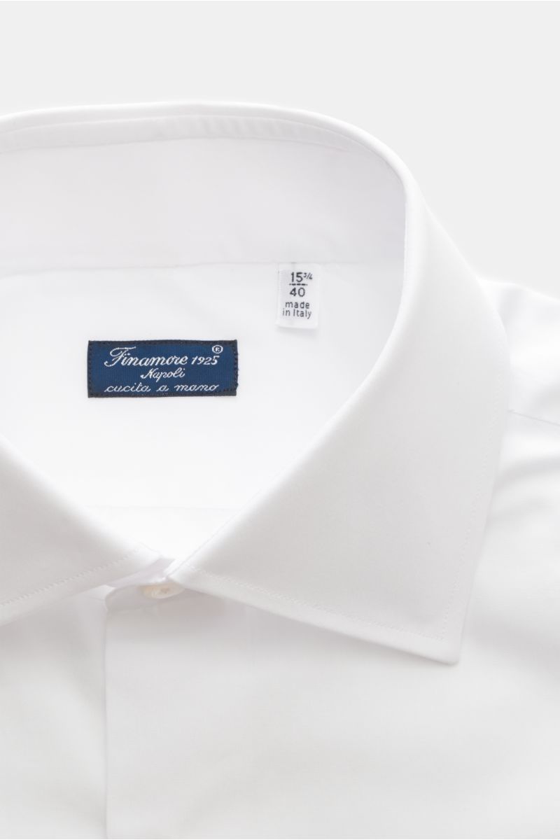 Finamore Business shirt 'Luigi Napoli' shark collar white