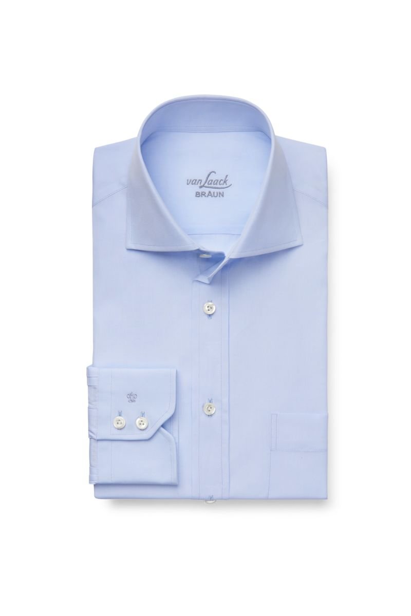 Business shirt 'Rivara Regular Fit' shark collar light blue