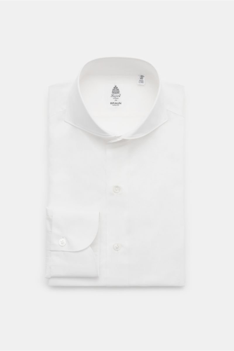 Business Hemd 'Sergio Milano' Haifisch-Kragen weiß