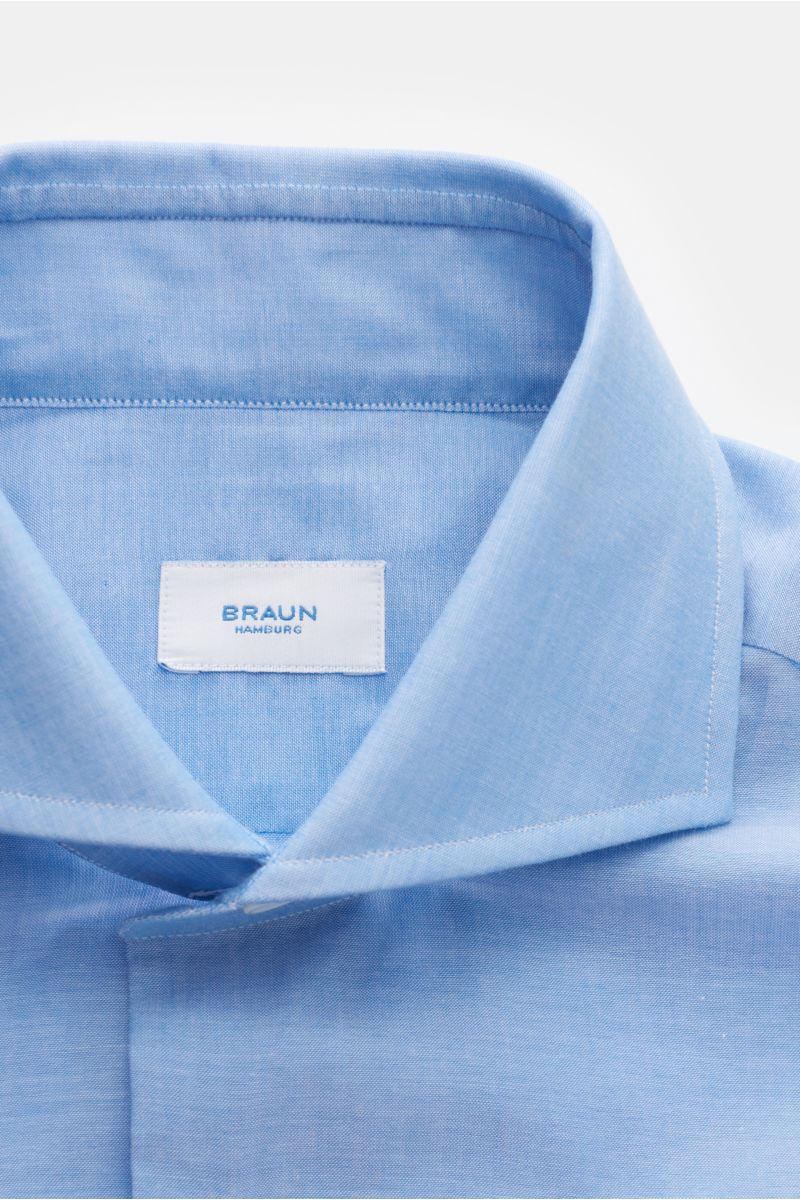 BRAUN Hamburg Business Hemd Haifisch-Kragen hellblau