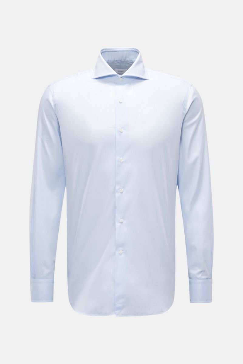 Business shirt shark collar pastel blue