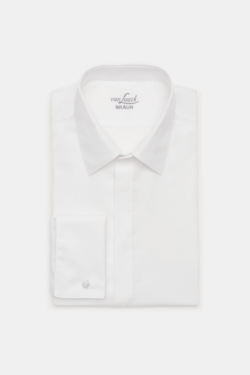 Tuxedo shirt 'Scalo Tailor Fit' Kent collar white