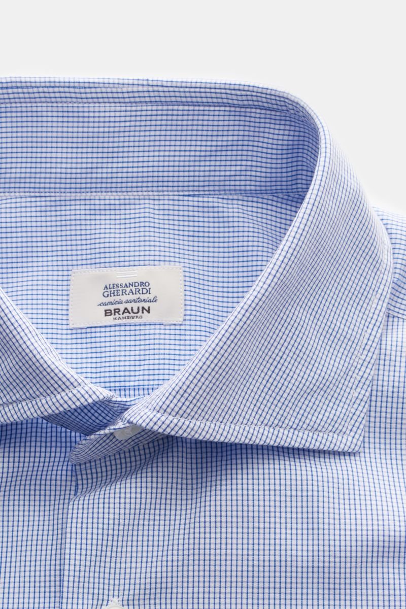 Alessandro Alessandro Gherardi white cotton shirt 38/15 XS-S spread collar slim fit 