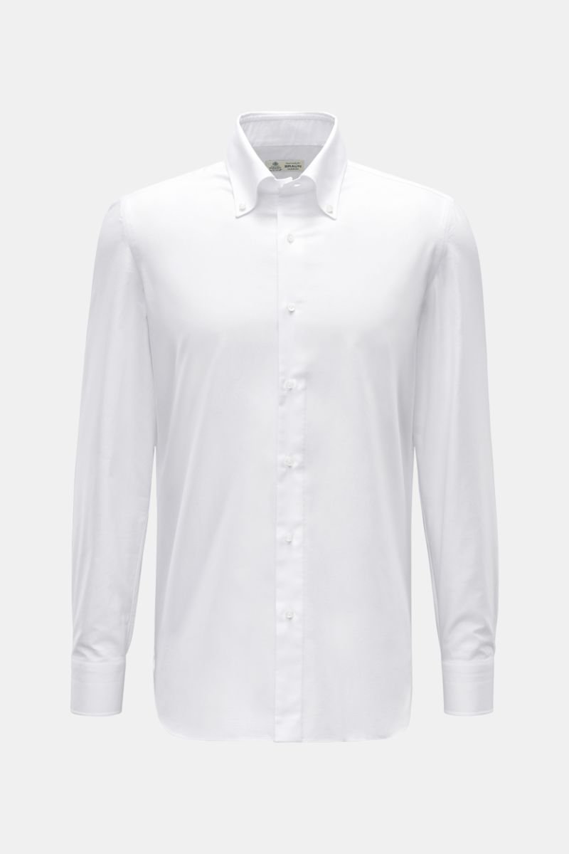 Oxfordhemd 'Gable' Button-Down-Kragen weiß