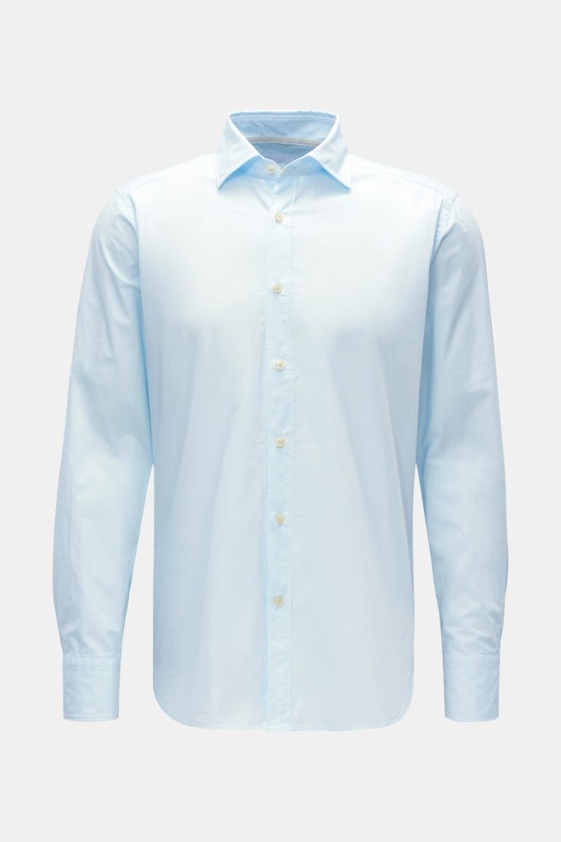 Casual shirt shark collar light blue