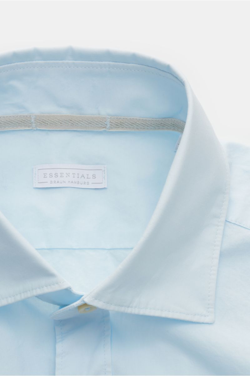 BRAUN Hamburg Essentials Casual Hemd Haifisch-Kragen hellblau