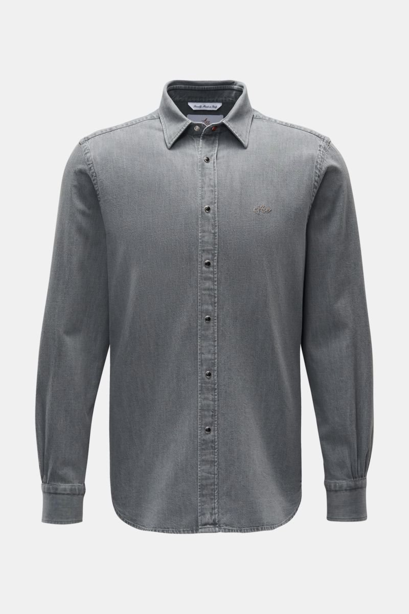 Denim shirt grey