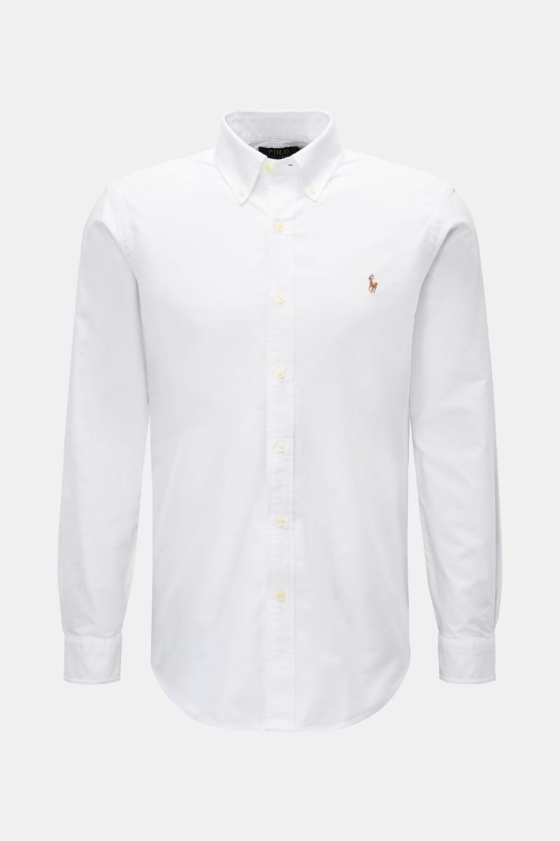 Oxford shirt button-down collar white