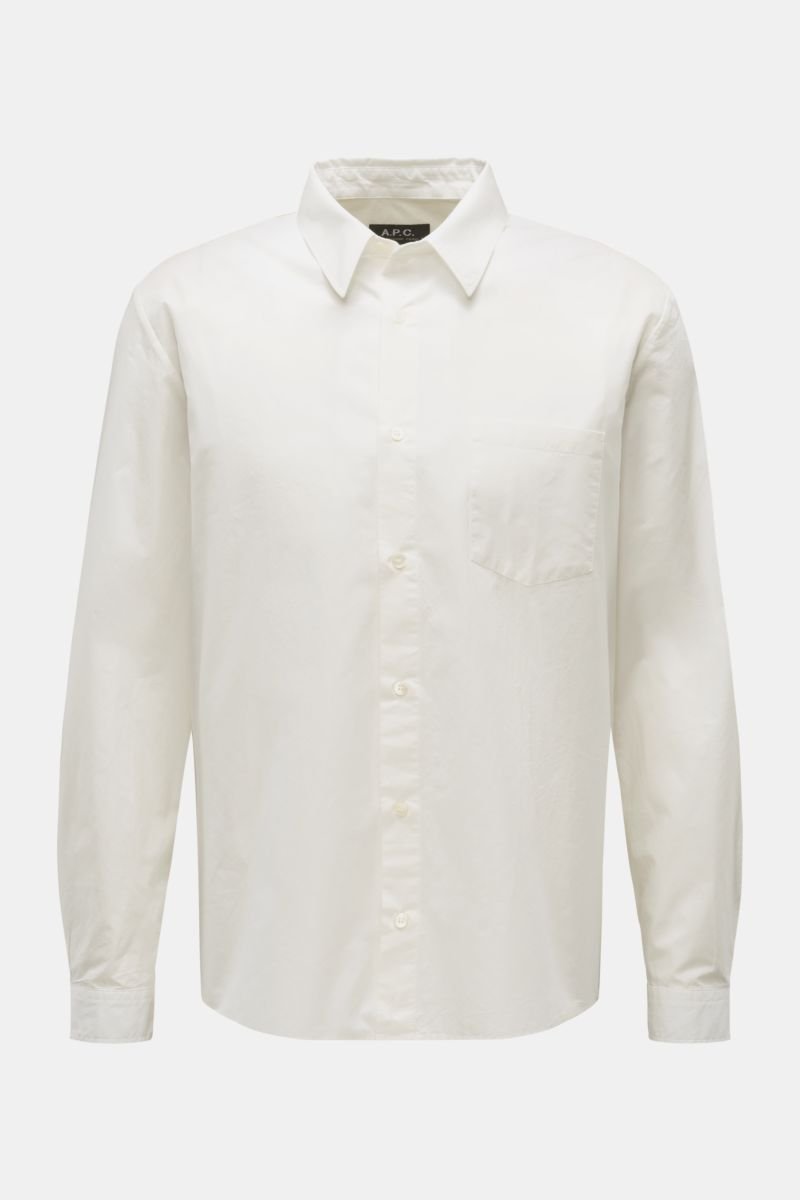 Casual shirt 'Clement' Kent collar cream