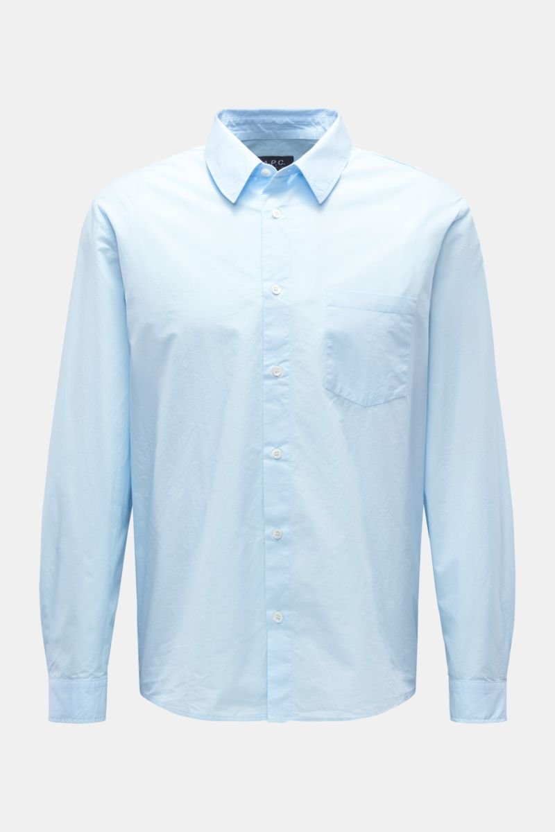 Casual shirt 'Clement' Kent collar pastel blue