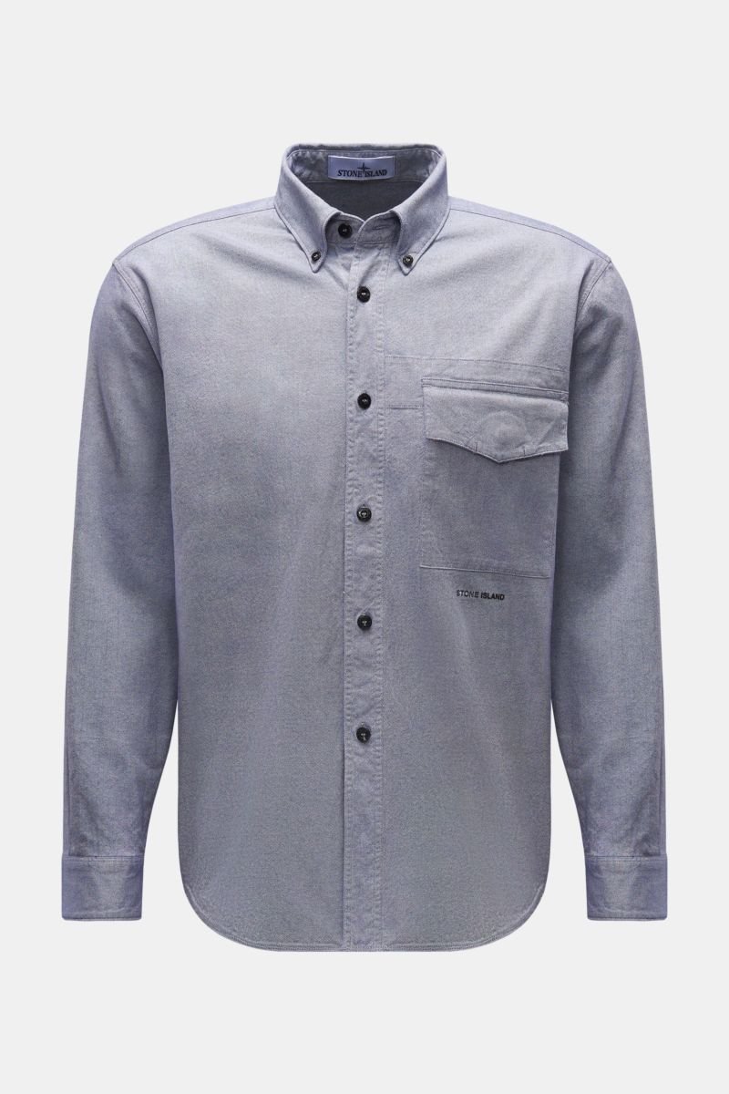 Oxford shirt button-down collar blue/white
