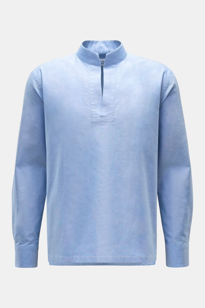 Oxford popover shirt 'Aascanio' light blue