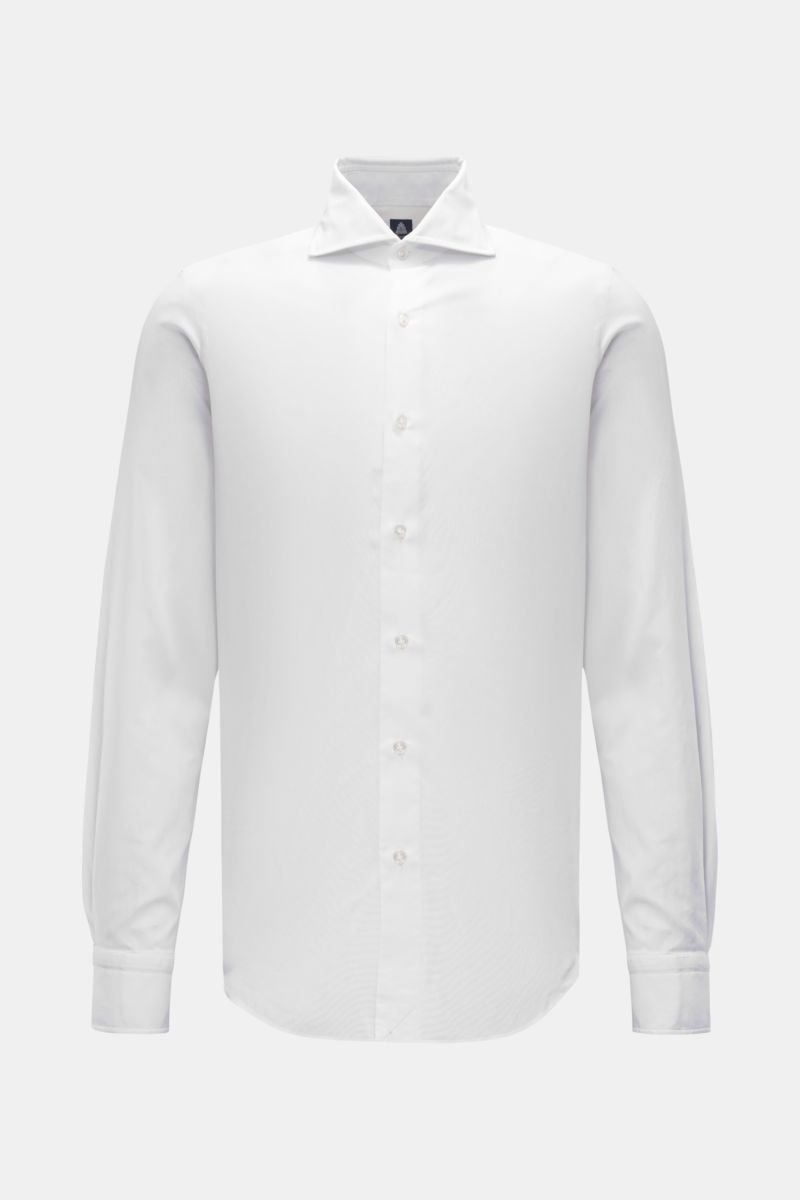 Oxford shirt 'Napoli Eduardo' shark collar white