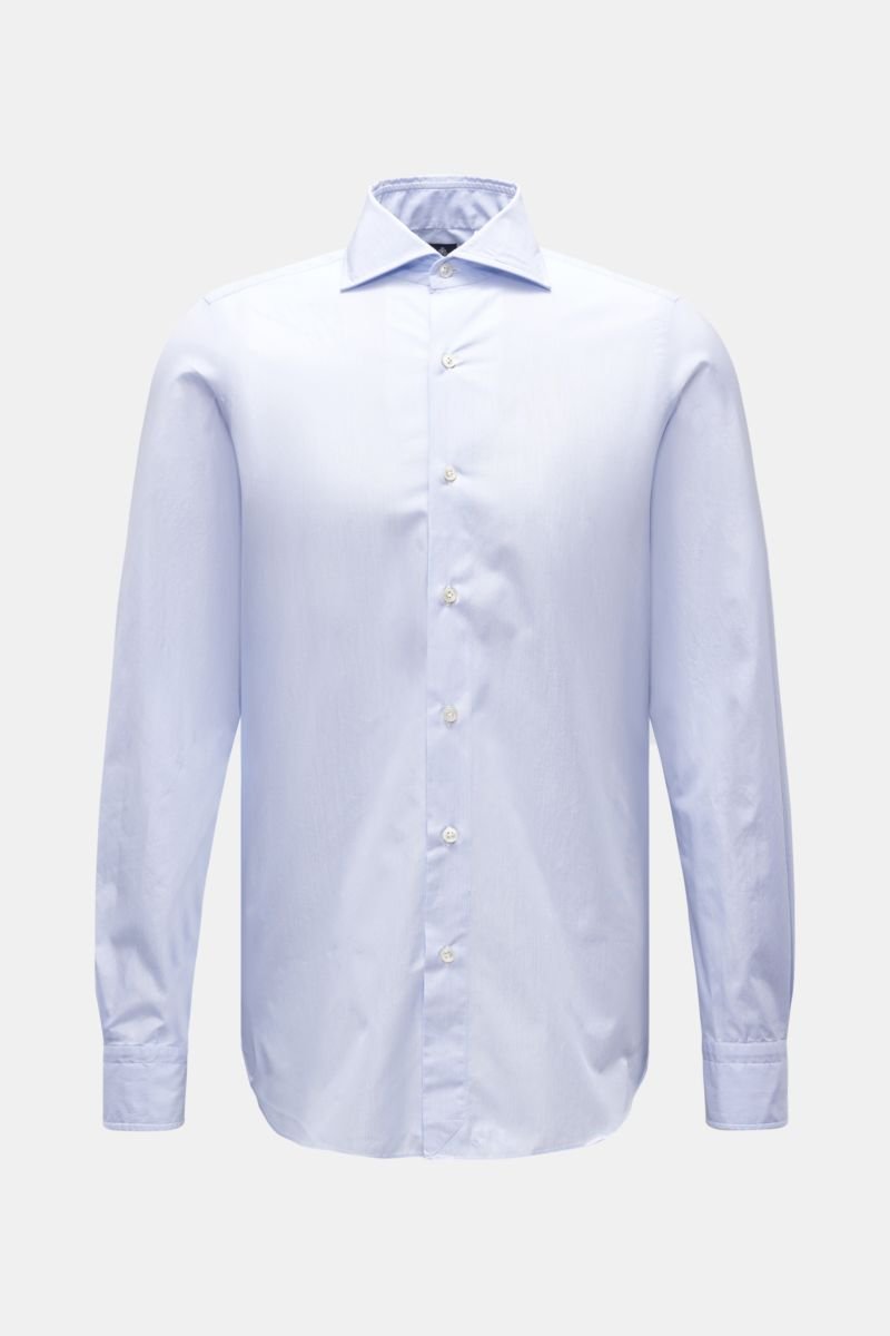 Business shirt 'Napoli Eduardo' shark collar blue/white striped