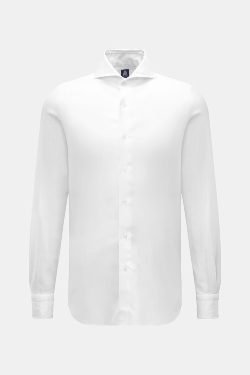 Casual shirt shark collar 'Sergio Napoli' white
