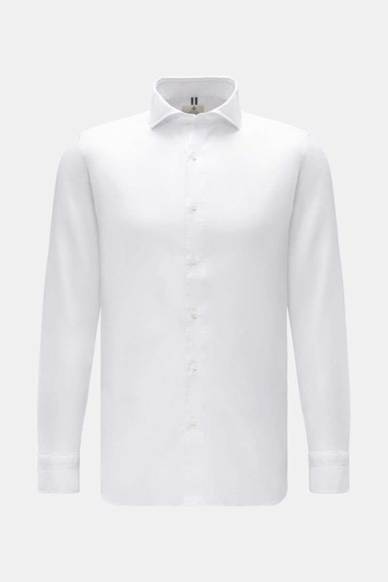 Casual shirt 'Nando' shark collar white