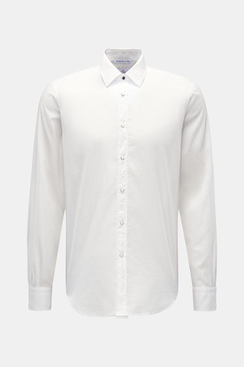 Casual shirt slim collar white