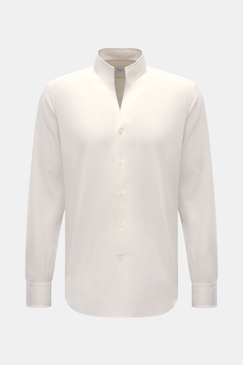 Casual shirt grandad collar off-white