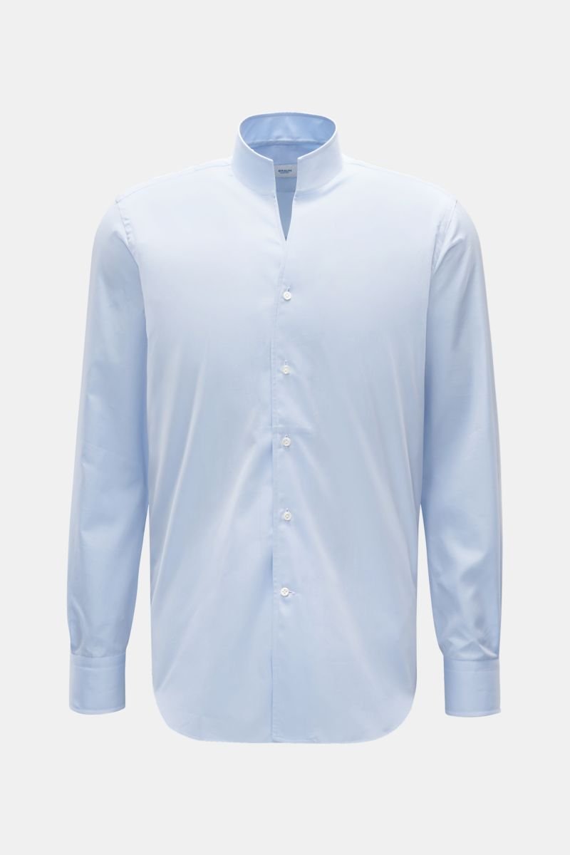 Casual shirt grandad collar light blue