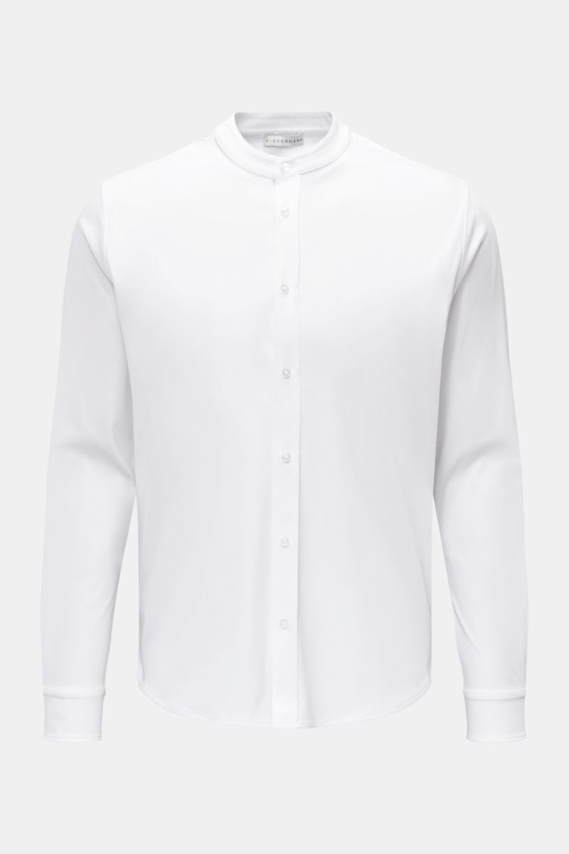 Casual shirt grandad collar 'Antonio' white