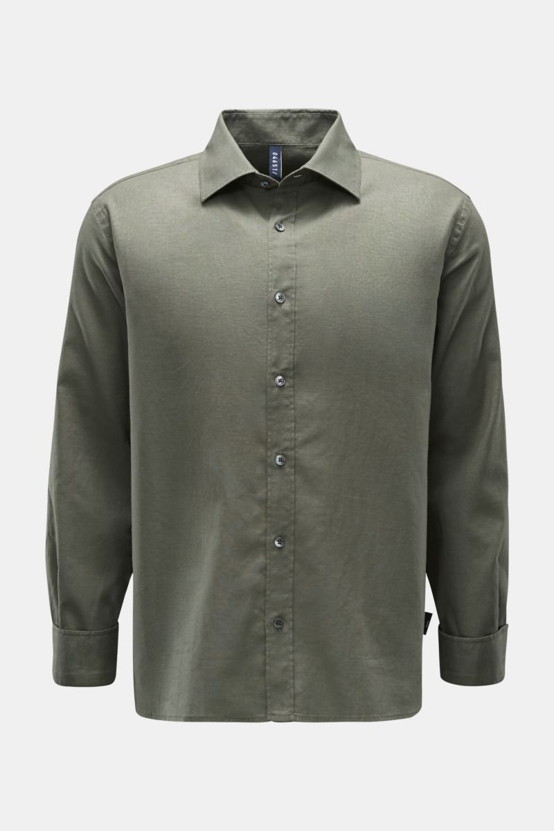 Casual shirt 'Summer Shirt' Kent collar olive