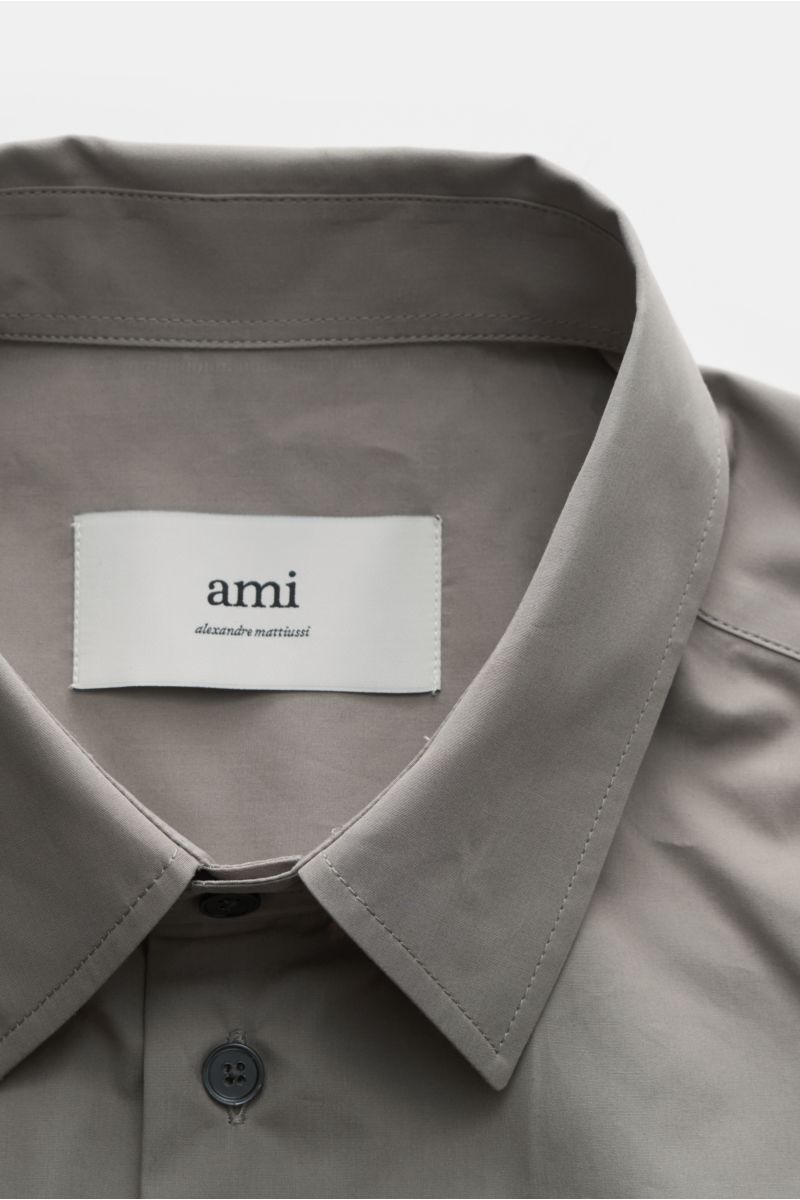 Ami Paris Casual shirt Kent collar taupe