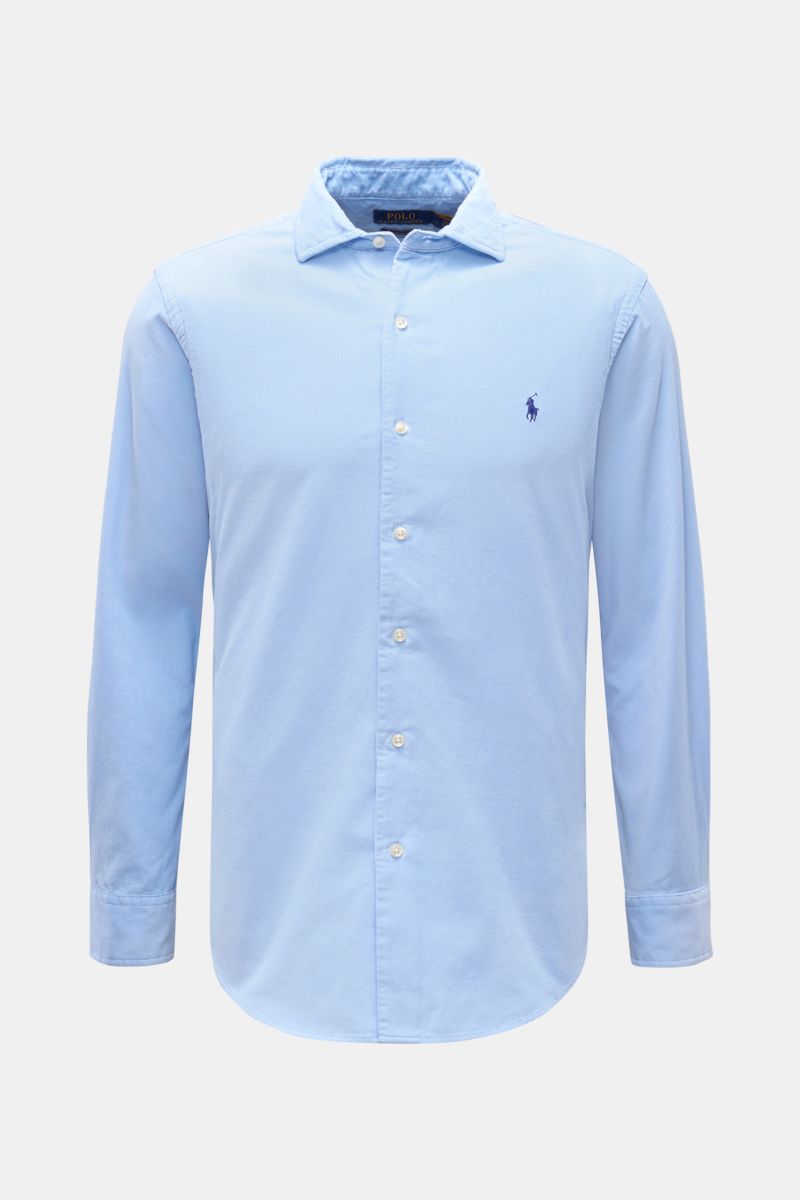 Polo Ralph Lauren Cordhemd Haifisch-Kragen hellblau