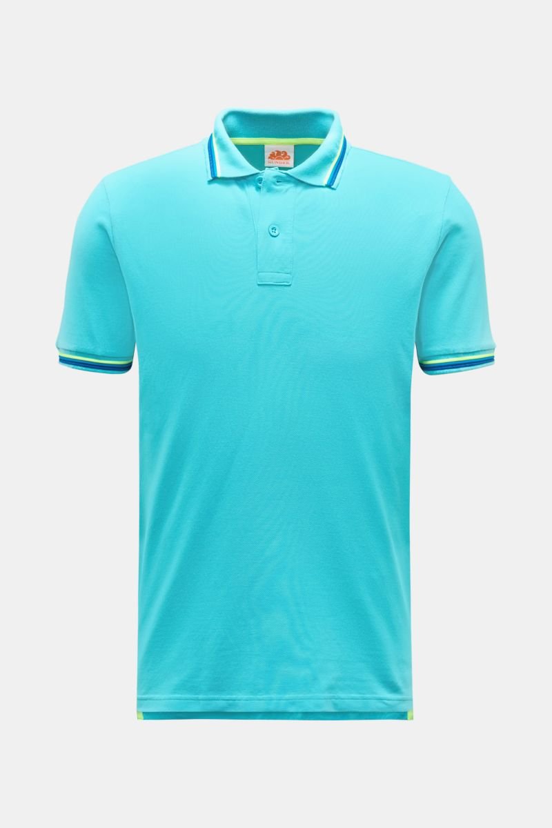 Polo shirt 'Brice' turquoise