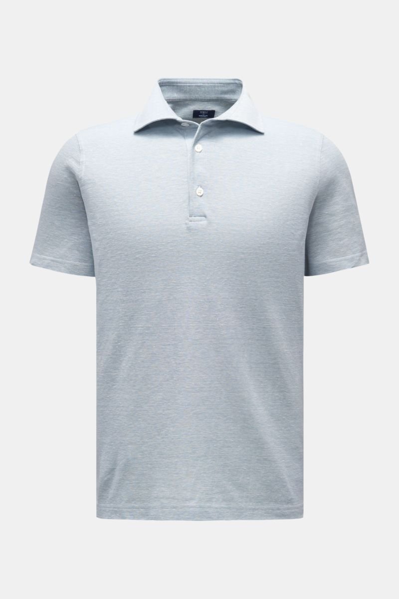 Polo shirt 'Zero' light blue
