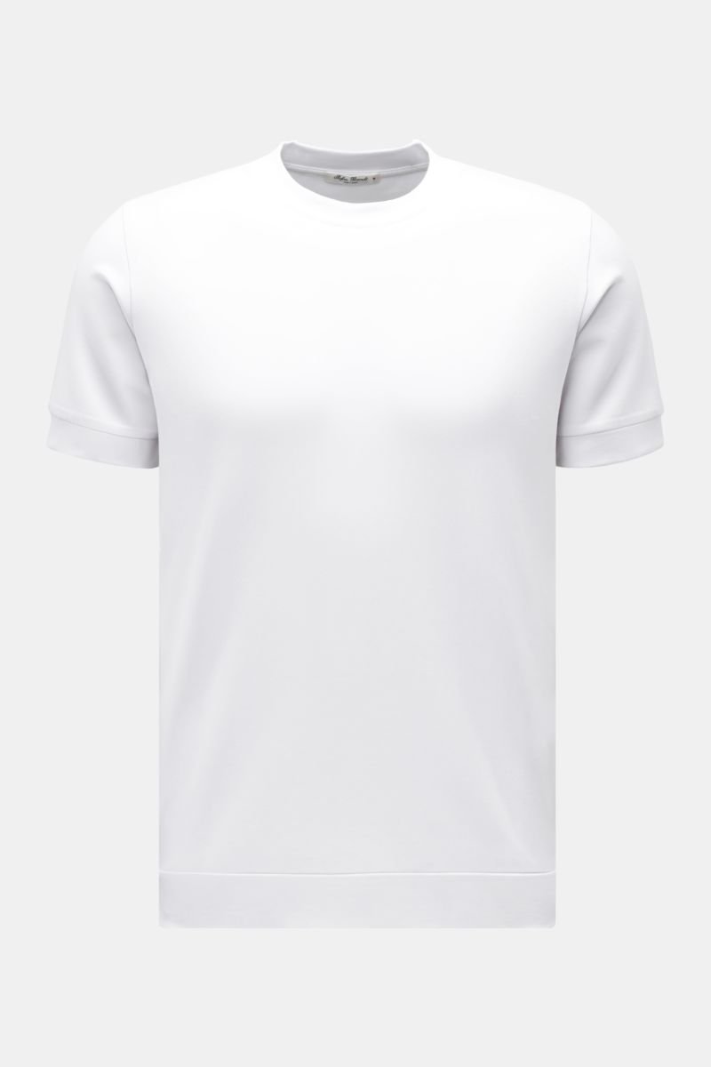 Crew neck T-shirt 'Eder' white
