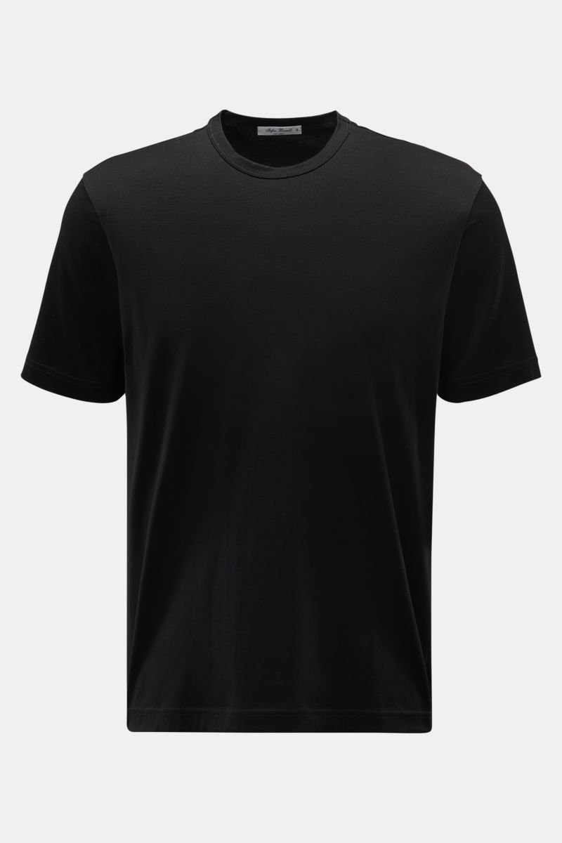 Crew neck T-shirt 'Eneas' black