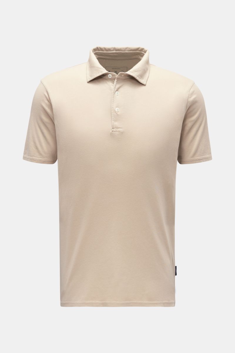 04651/ A trip in a bag Jersey-Poloshirt 'Organic Polo' beige