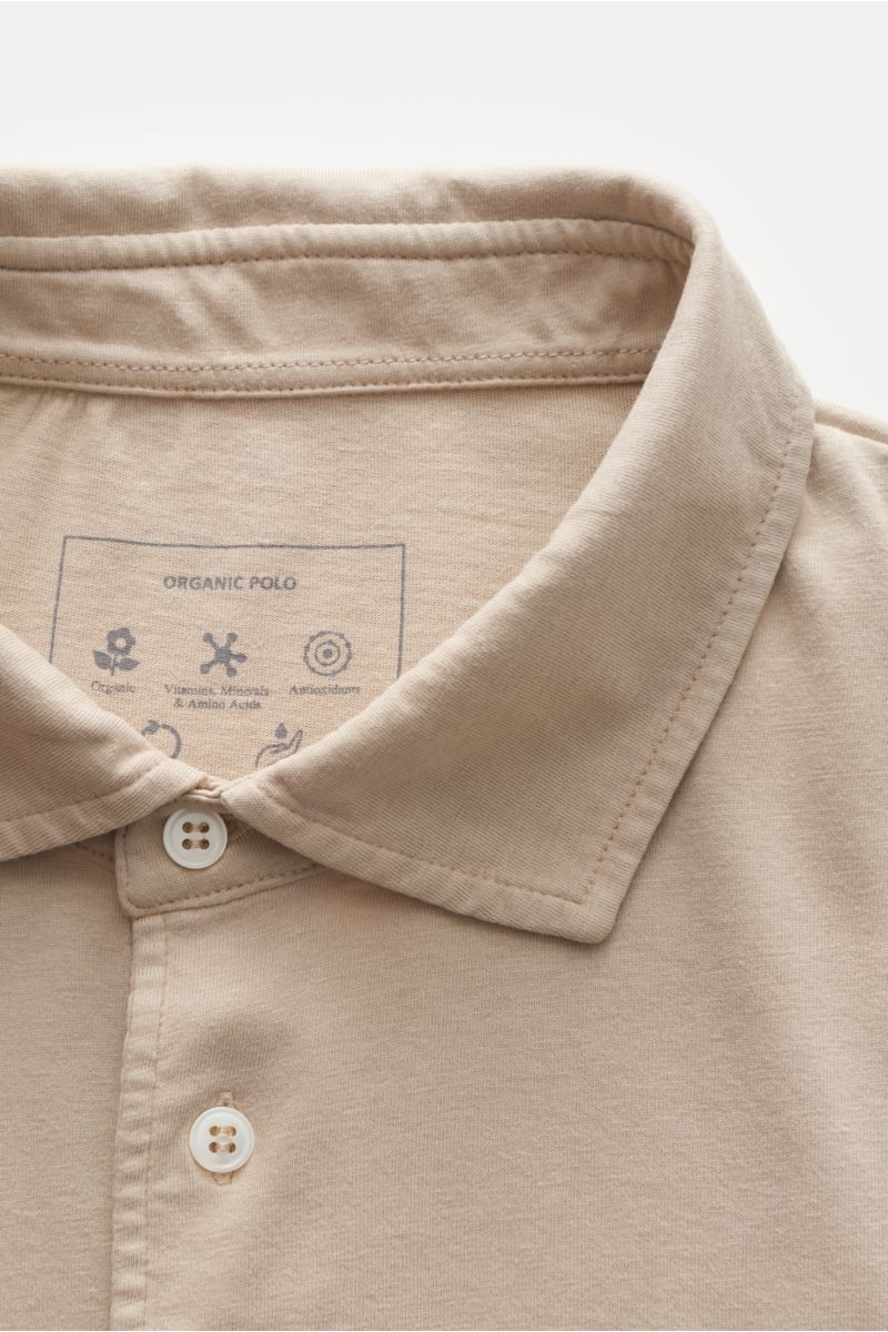 04651/ A trip in a bag Jersey-Poloshirt 'Organic Polo' beige