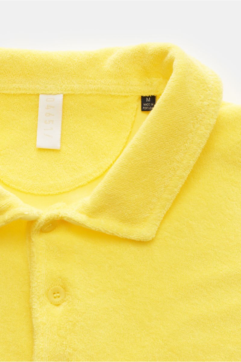 04651/ A trip in a bag Frottee-Poloshirt 'Terry Polo' gelb