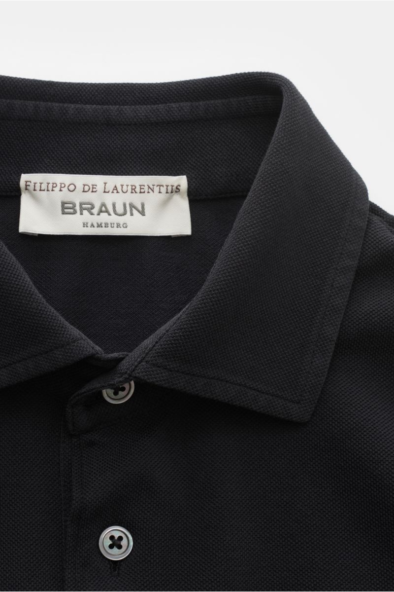Filippo de Laurentiis Poloshirt schwarz