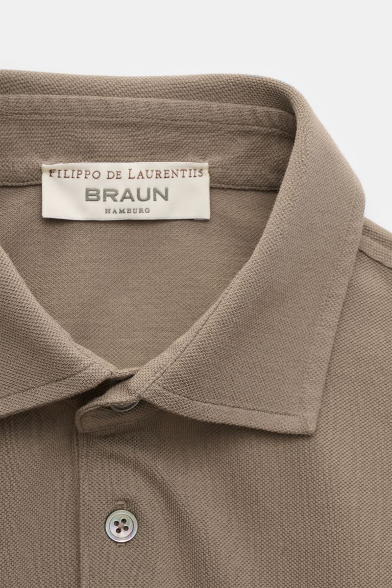 Filippo de Laurentiis Poloshirt taupe