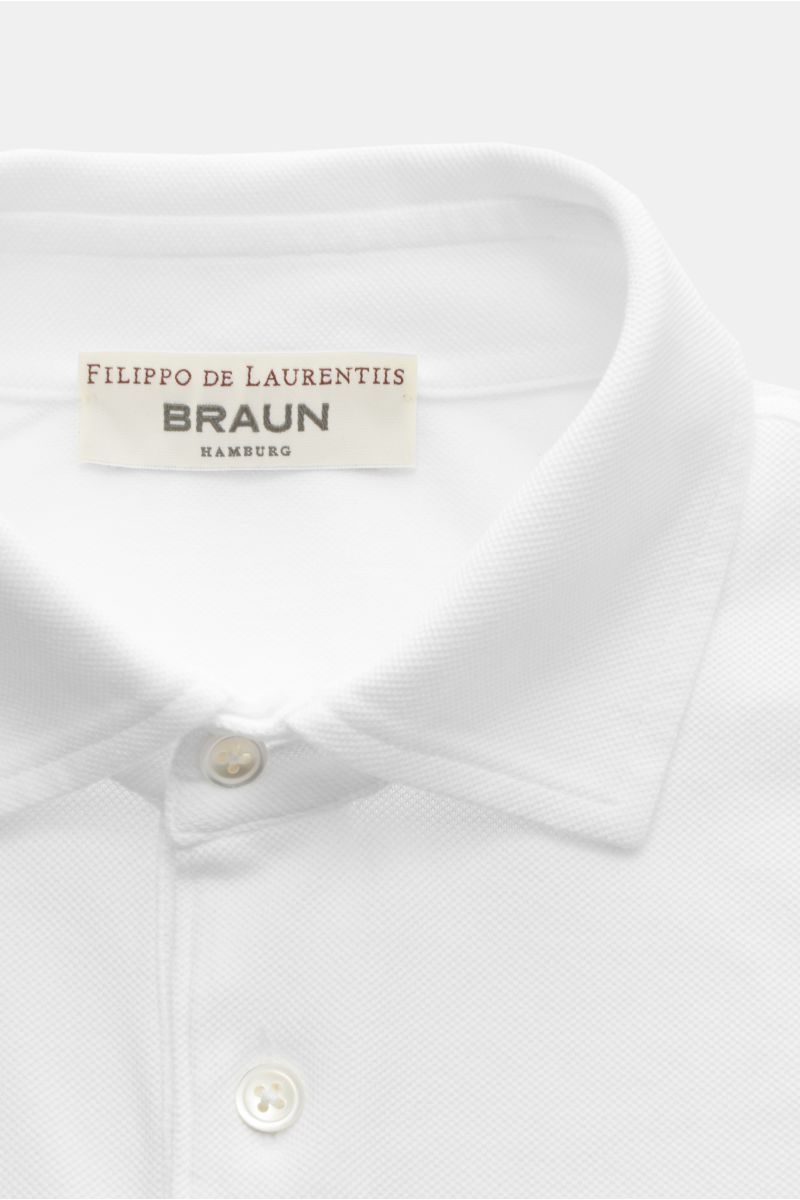 Filippo de Laurentiis Poloshirt weiß