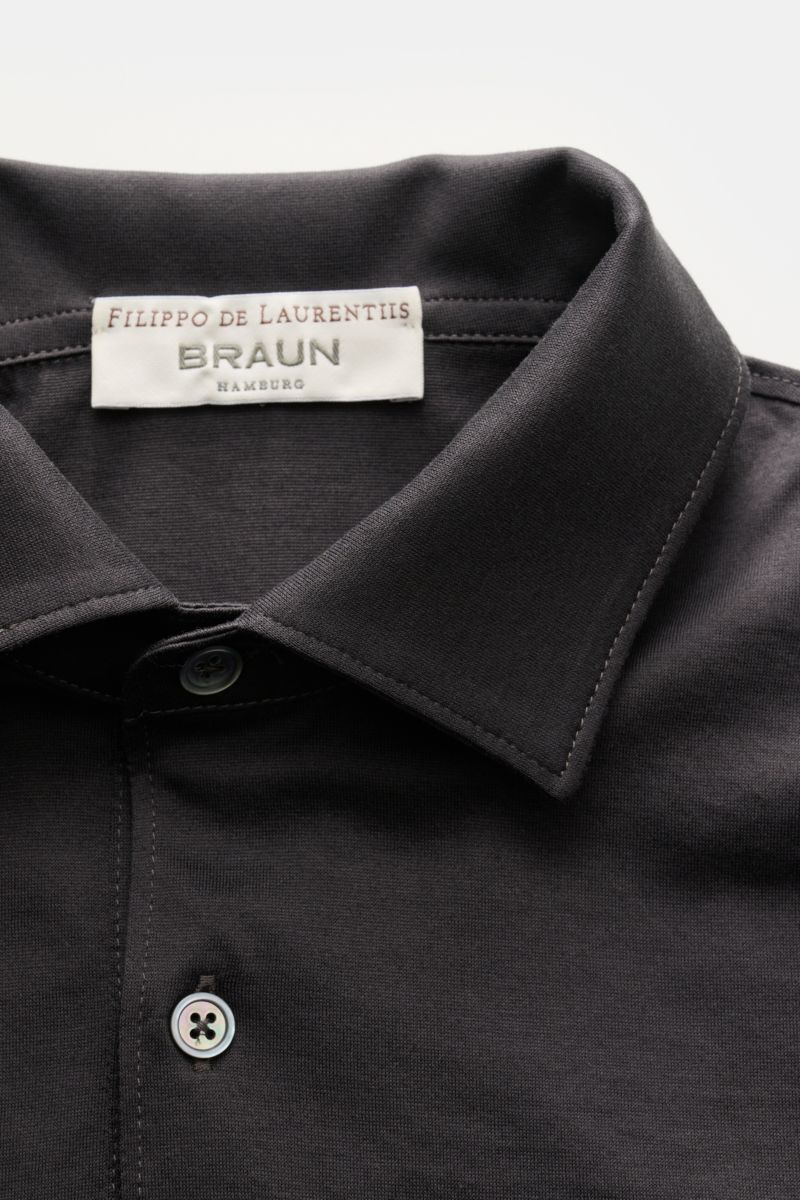 Filippo de Laurentiis Jersey polo shirt 'Jerlux' anthracite