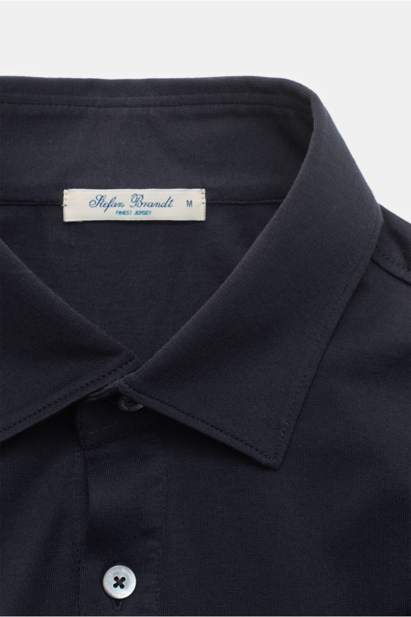 Stefan Brandt Jersey-Poloshirt 'Luis' dark navy