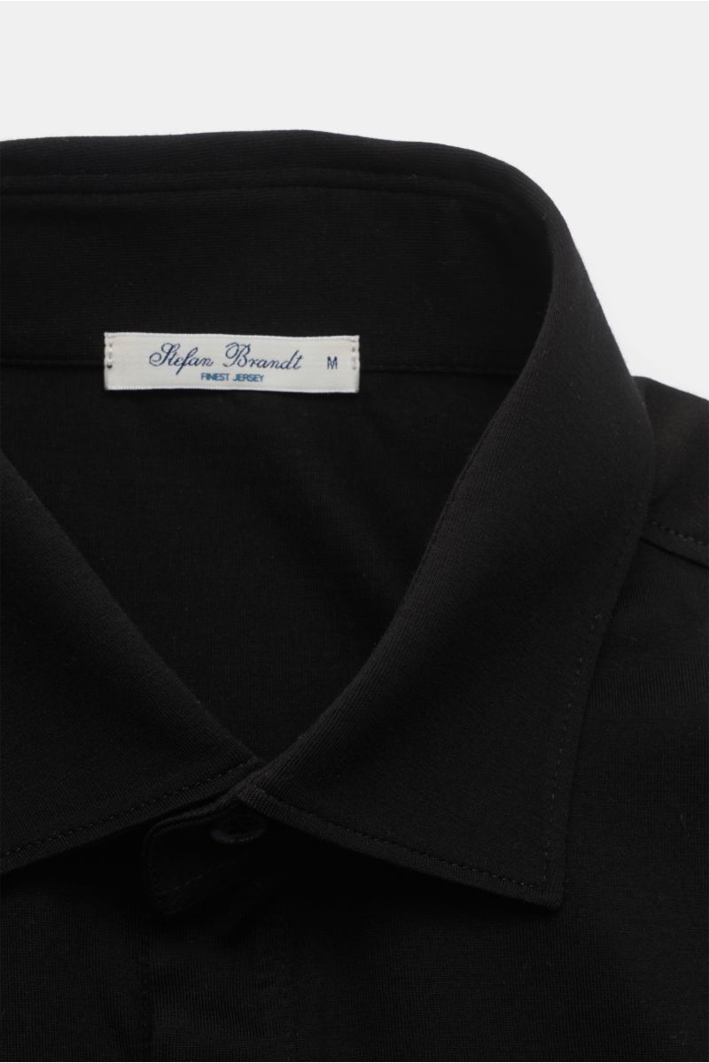 Stefan Brandt Jersey polo shirt 'Luis' black