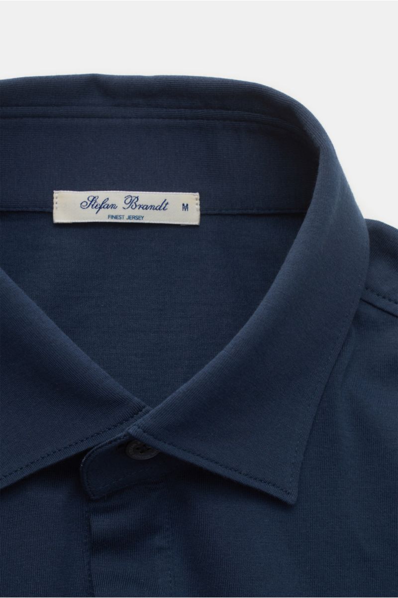 Stefan Brandt Jersey-Poloshirt 'Luis' dunkelblau