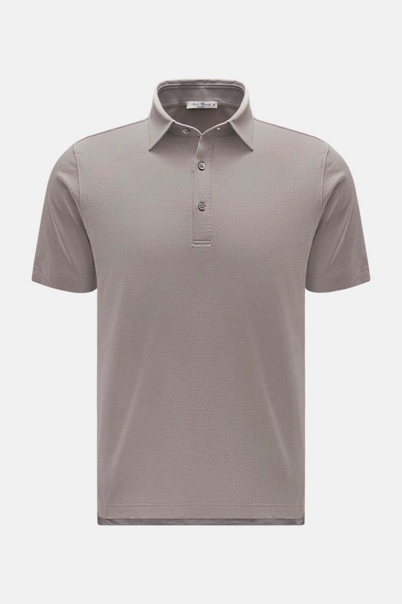 Jersey-Poloshirt 'Luis' grau