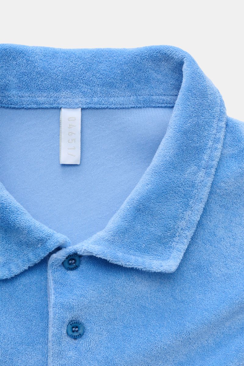 04651/ A trip in a bag Frottee-Poloshirt 'Terry Polo' blau