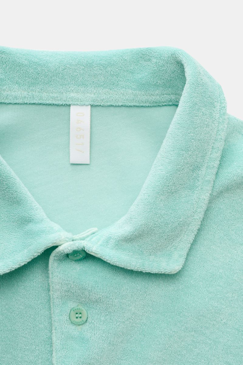 04651/ A trip in a bag Frottee-Poloshirt 'Terry Polo' mintgrün