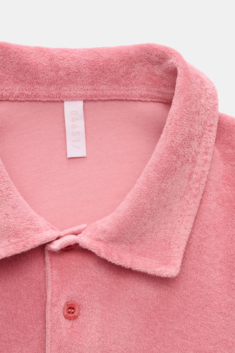 04651/ A trip in a bag Frottee-Poloshirt 'Terry Polo' koralle