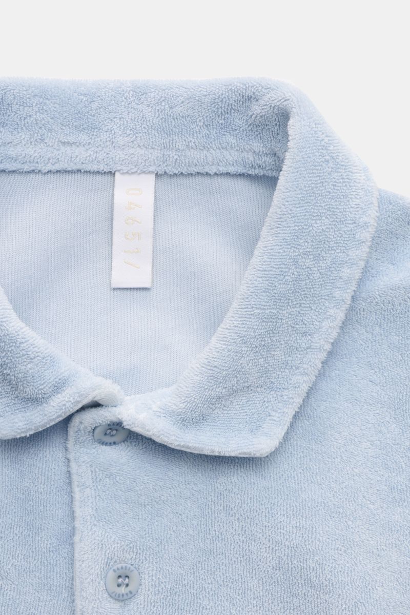 04651/ A trip in a bag Kinder Frottee-Poloshirt 'Kids Oyster Polo' pastellblau