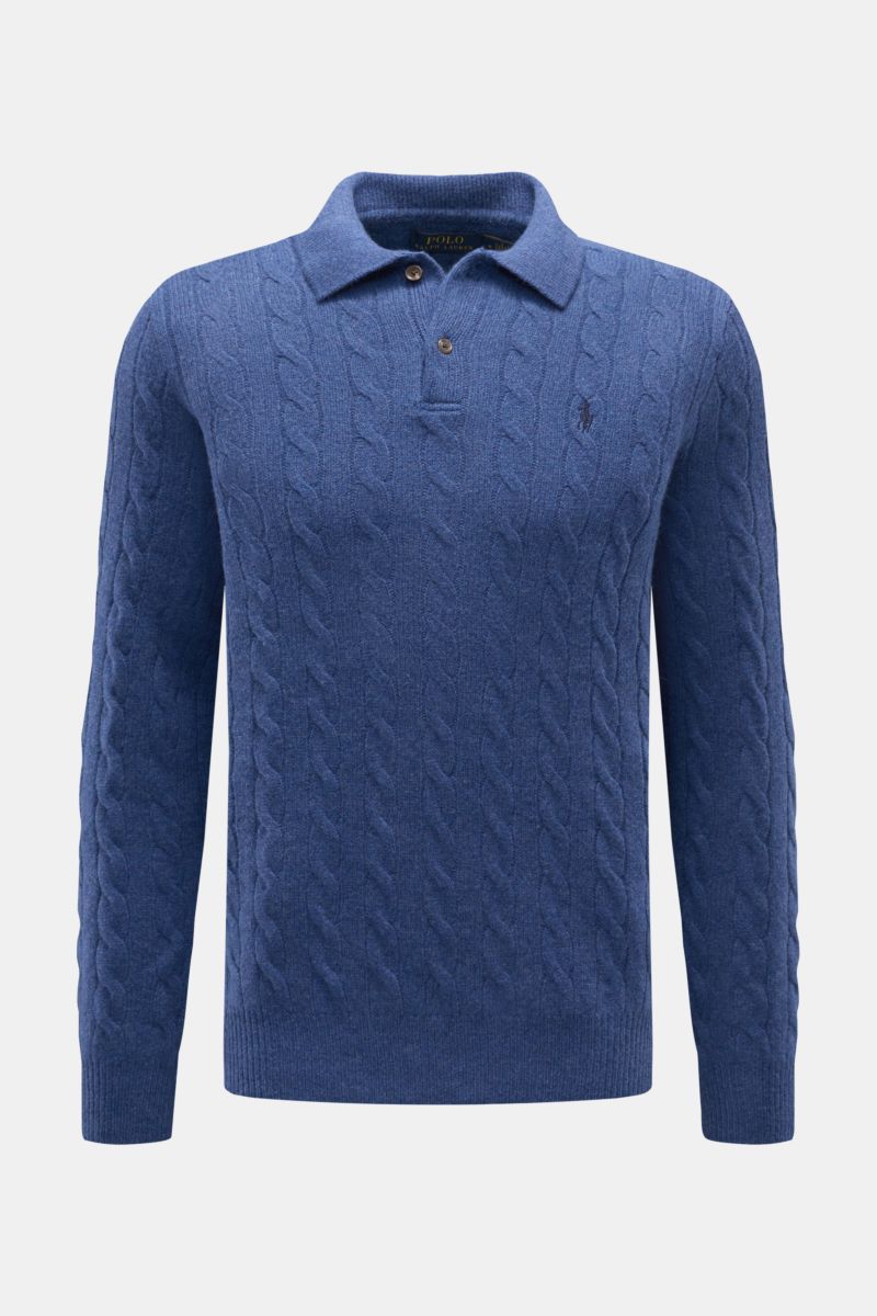 Polo Ralph Lauren Strickpolo graublau