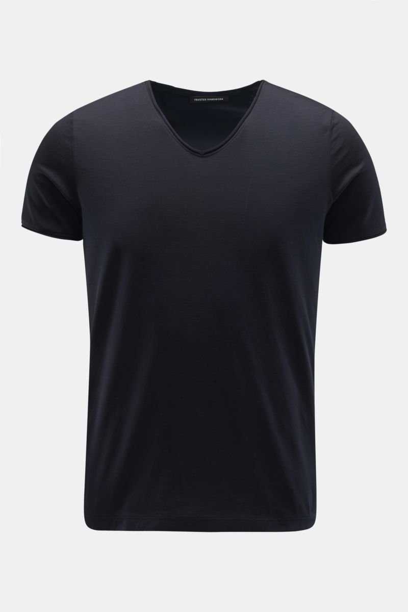 V-Neck T-Shirt dark navy